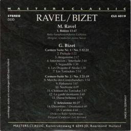 Masters Classic. Ravel / Bizet. CD