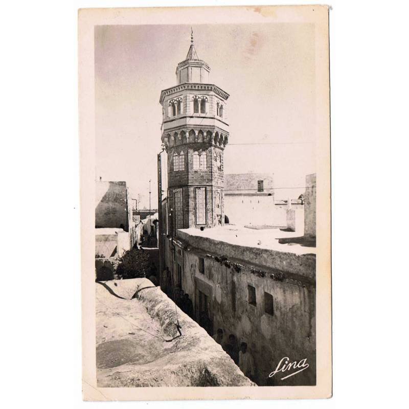 Postal Túnez. Bizerte - Le Minaret de la Mosquée. Nº 12727