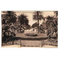 Postal Túnez. Square de la...