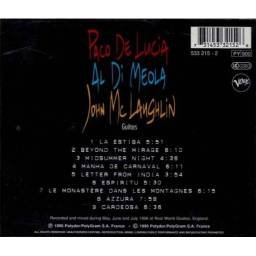 Paco De Lucia, Al Di Meola, John McLaughlin - The Guitar Trio. CD