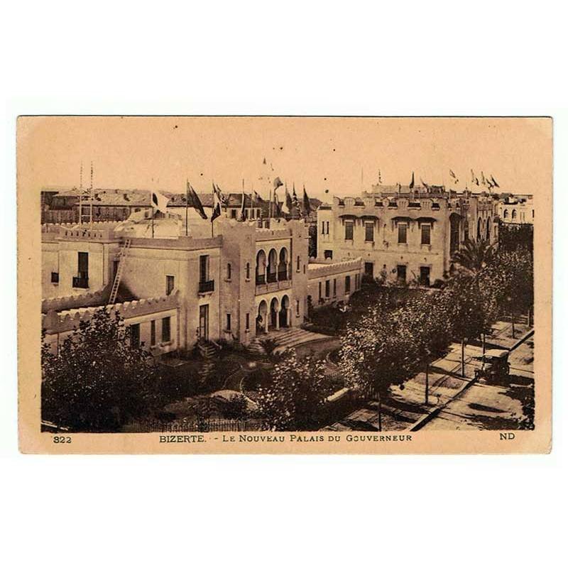 Postal Túnez. Bizerte - Le Nouveau Palais du Gouvernneur. Nº 322