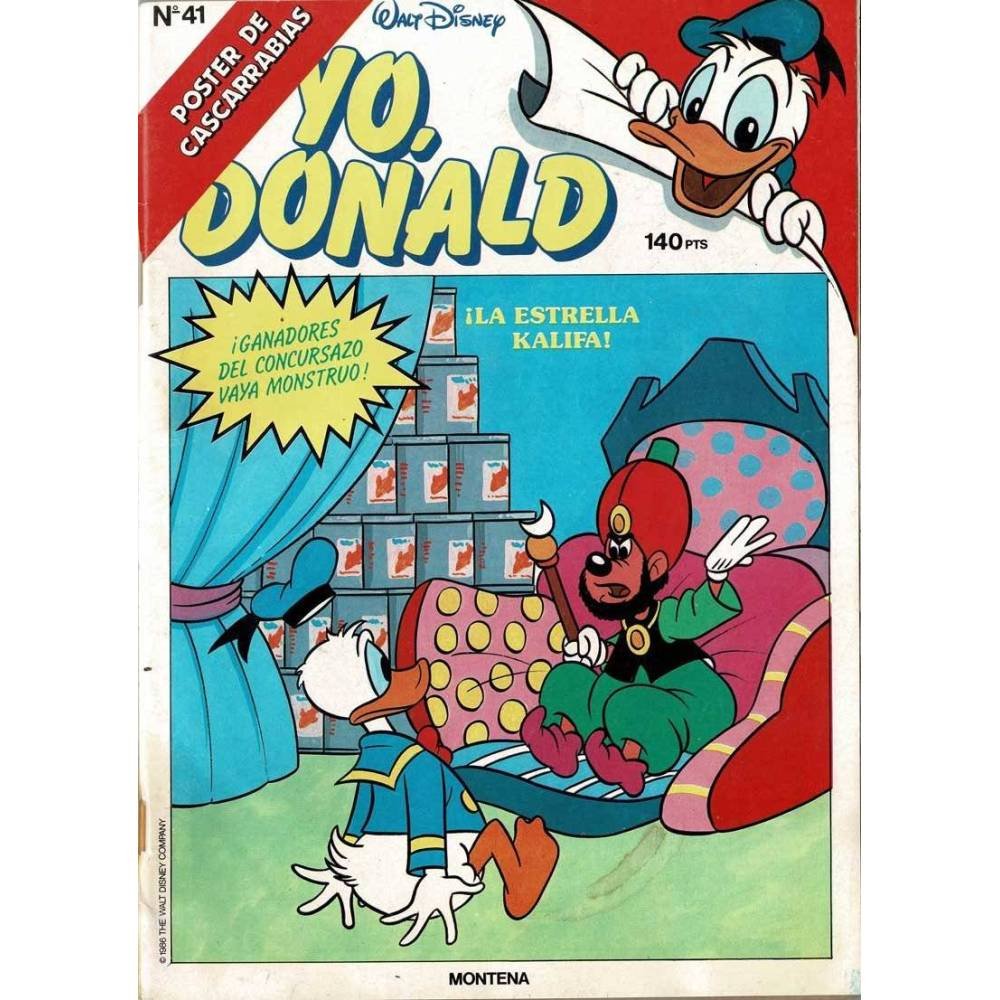 Yo, Donald Nº 41. La estrella Kalifa. Poster de Cascarrabias
