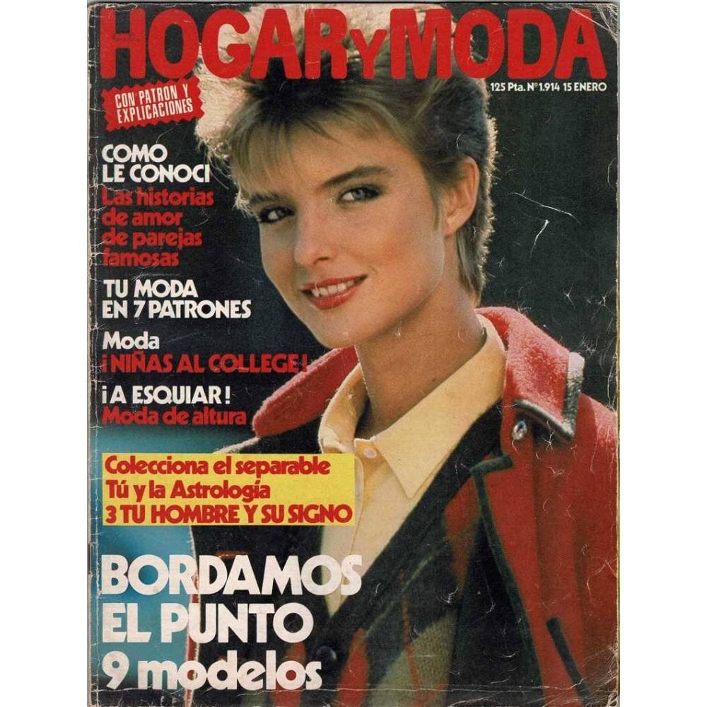 Revista Hogar y Moda No. 1914 + Patrones