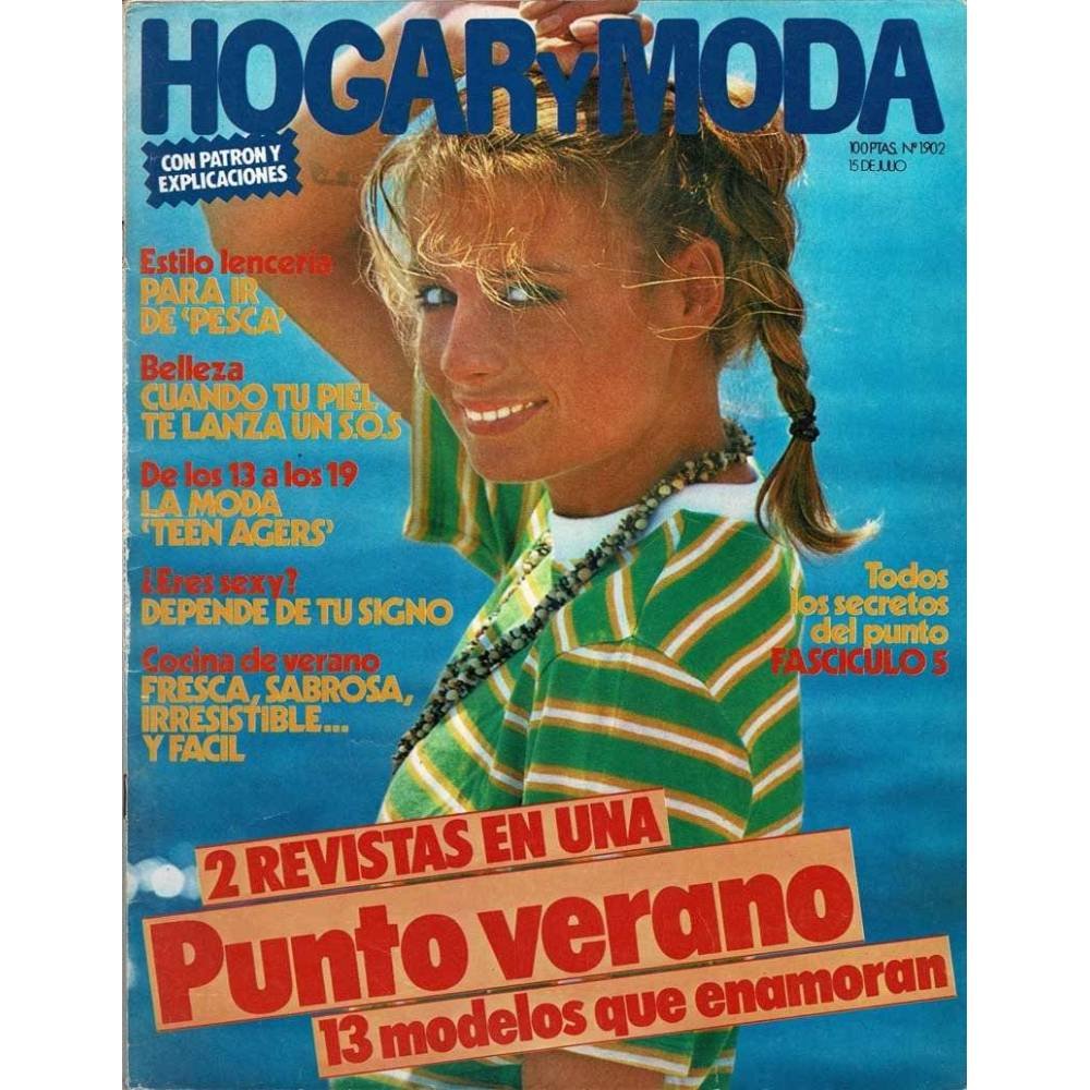 Revista Hogar y Moda No. 1902 + Patrones