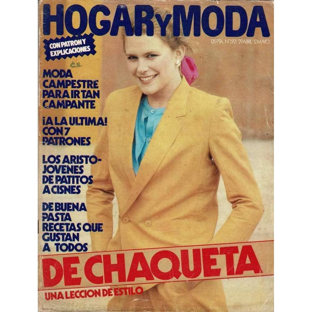 Revista Hogar y Moda No. 1921 + Patrones