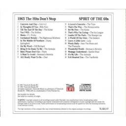 The Spirit of the 60s. 1965 The Hits Don't Stop. CD