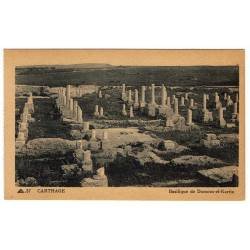 Postal Túnez. Carthage - Basilique de Douïmès-el-Karita. Nº 37