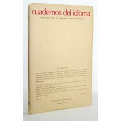 Cuadernos del Idioma. Revista de Cultura y Pensamiento. Año I Nº 3