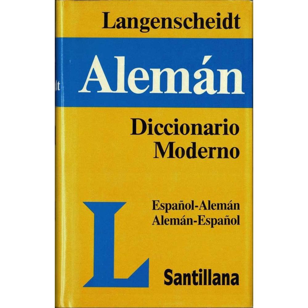 Español-Alemán / Alemán-Español. Diccionario Moderno Langenscheidt