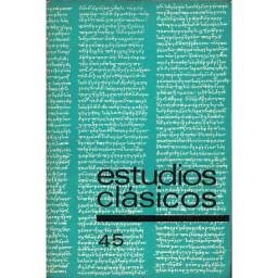 Estudios Clásicos Tomo IX No. 45. 1965. Organo de la Sociedad Española de Estudios Clásicos