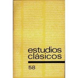 Estudios Clásicos Tomo XIII...
