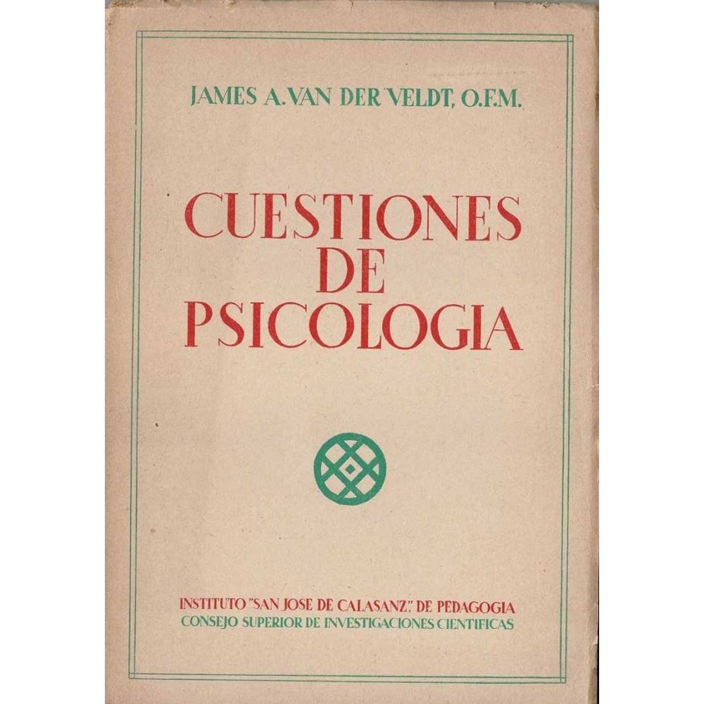 Cuestiones de psicología - James A. Van der Veldt