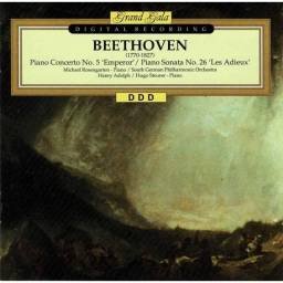 Ludwig van Beethoven - Piano Concerto No. 5 Emperor. Piano Sonata No. 26 Les Adieux. CD