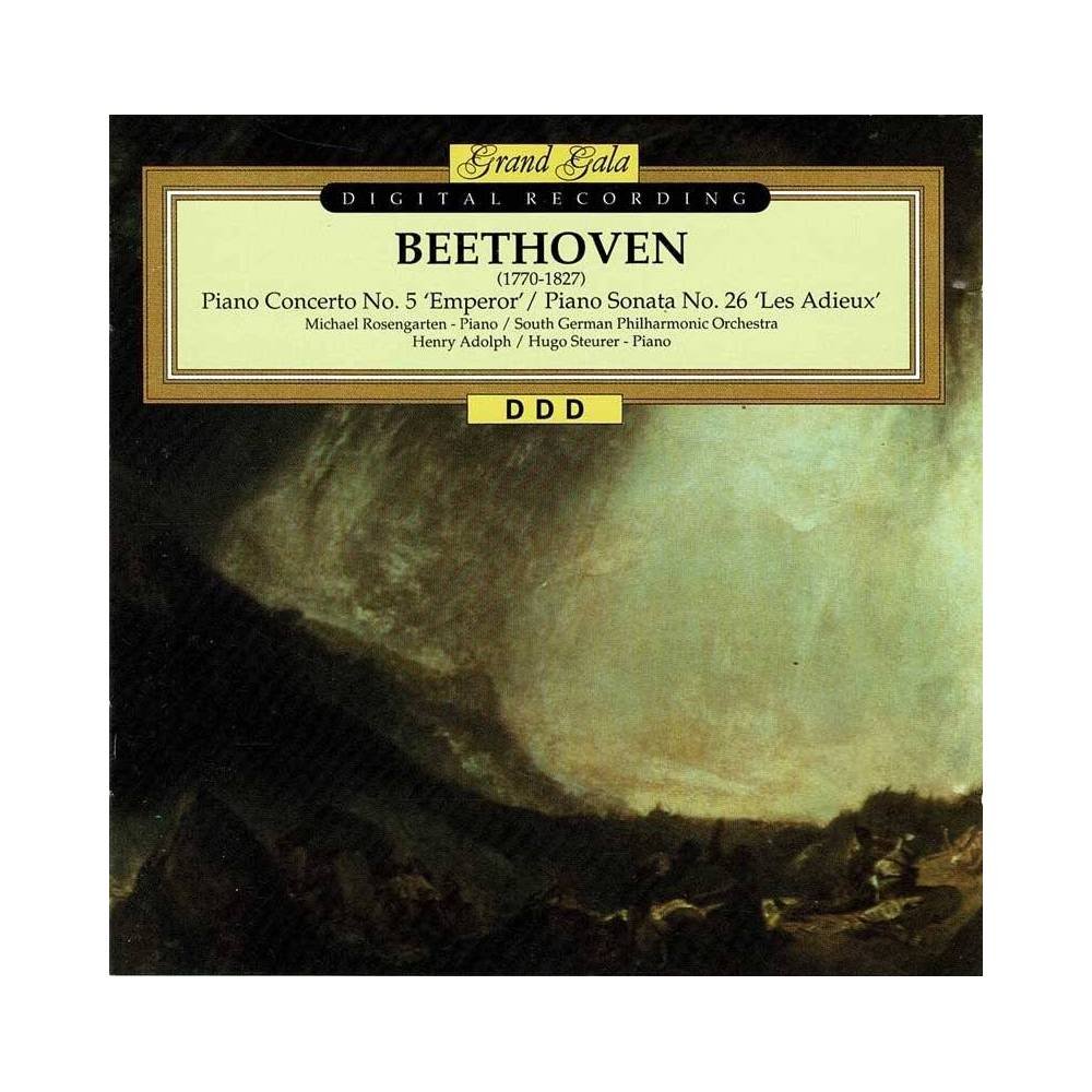 Ludwig van Beethoven - Piano Concerto No. 5 Emperor. Piano Sonata No. 26 Les Adieux. CD