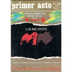 Primer Acto. Cuadernos de...