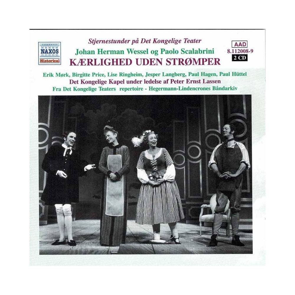 Johan Herman Wessel, Paolo Scalabrini - Kaerlighed Uden Stromper. 2 x CD