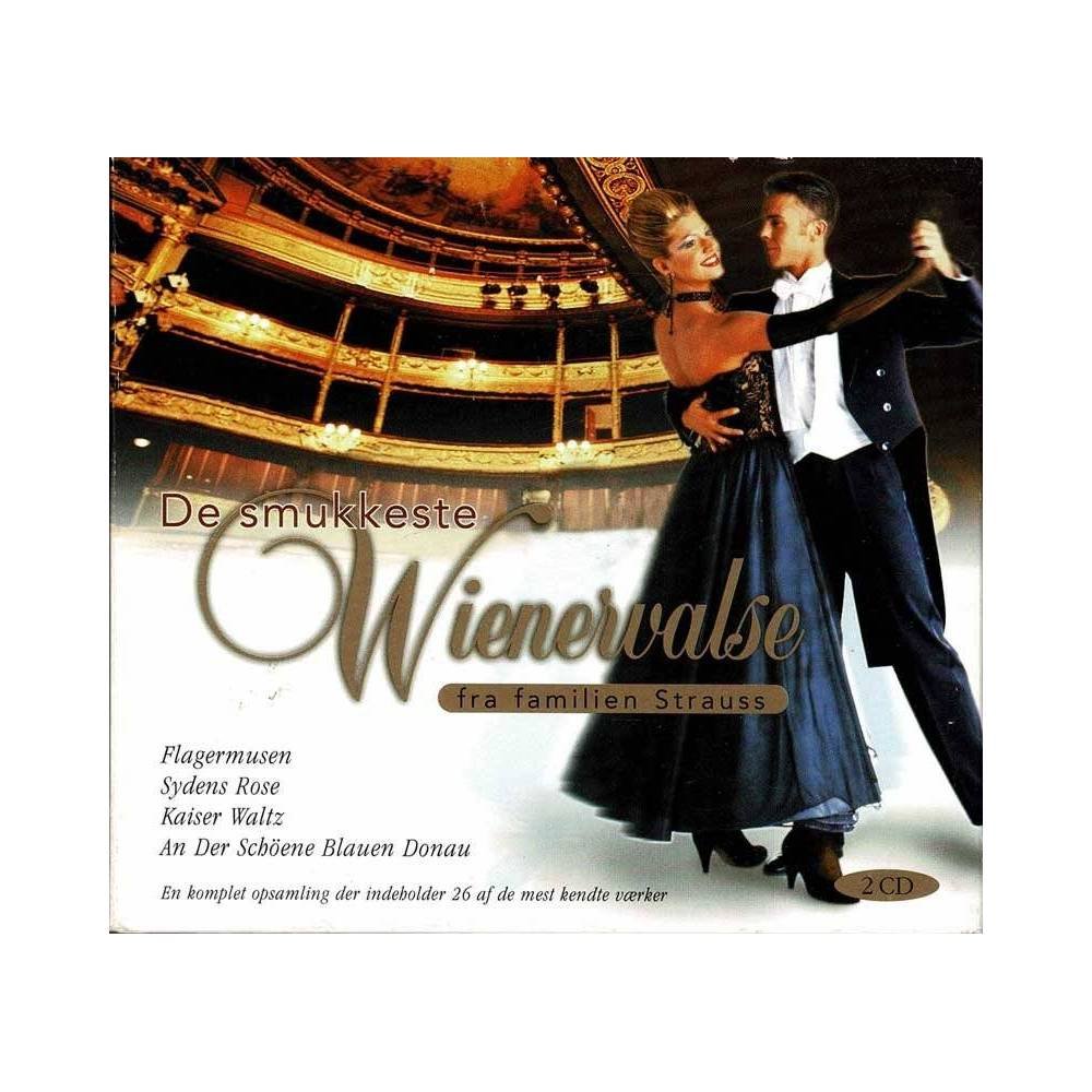 Strauss, Suppé, Offenbach, Lanner - De Smukkeste Wienervalse. 2 x CD