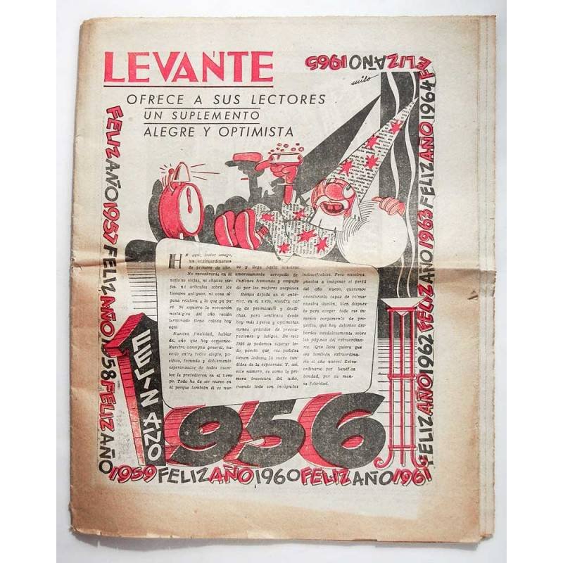 Periódico Levante, 1 de enero de 1956