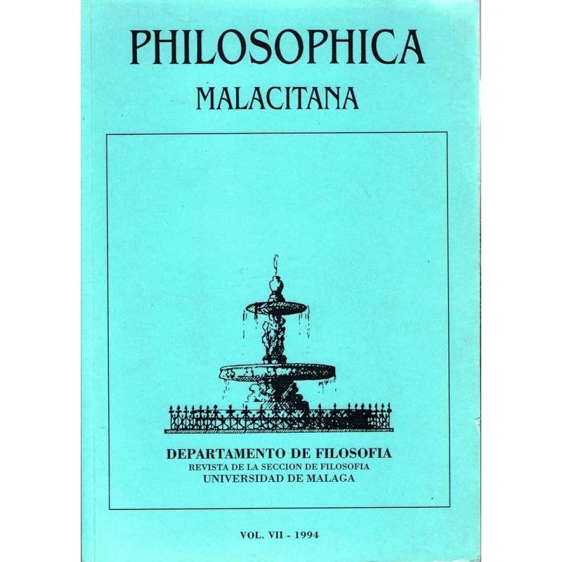 Philosophica Malacitana Vol. VII. 1994