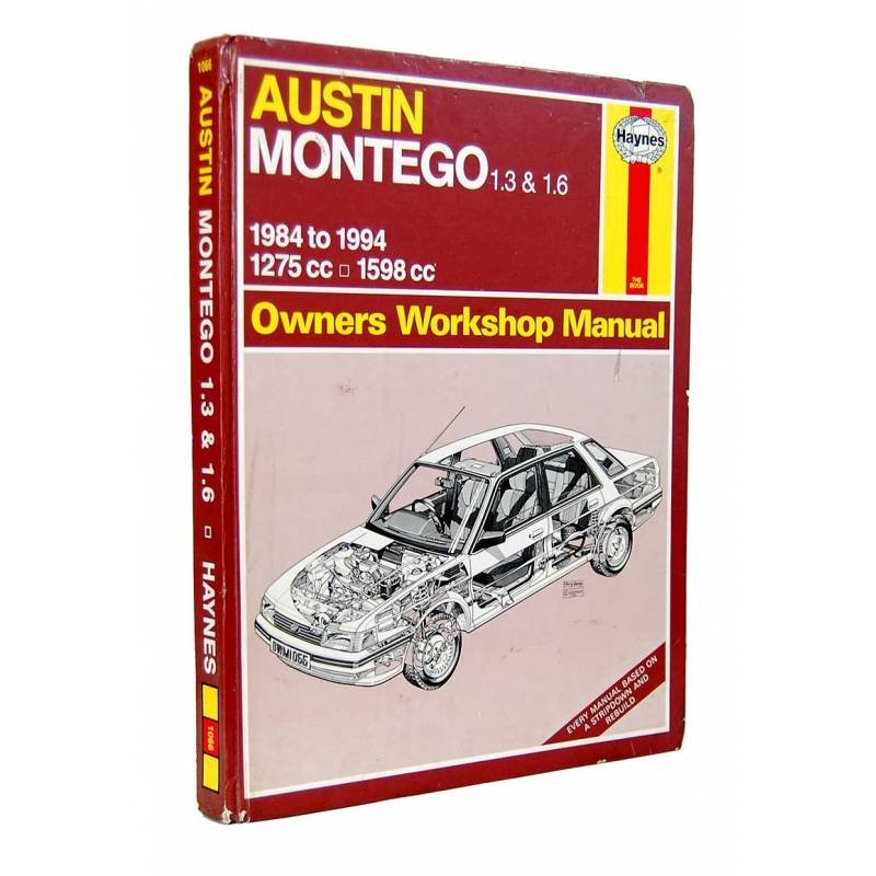 Austin Montego. 1984-1994. Owners Workshop Manual