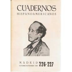 Cuadernos Hispanoamericanos Nº 226-227. Homenaje a Azorín