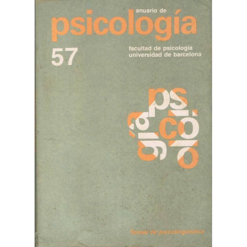 Anuario de Psicología Nº 57. 1993 (2)