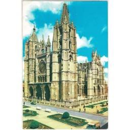 Postal León. Catedral....