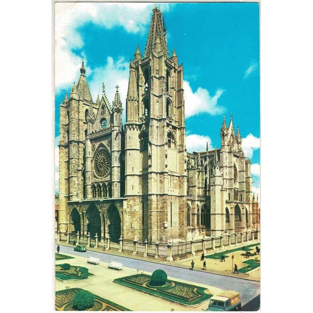 Postal León. Catedral. Everest 1967