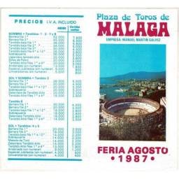 Folleto Plaza de Toros de...