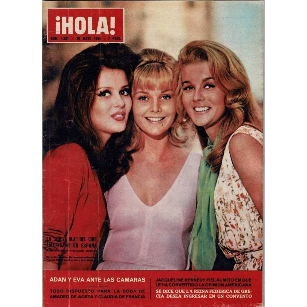 Revista Hola Nº 1031. 30 mayo 1963. James Stewart. Johnny Hallyday. En España está el amor
