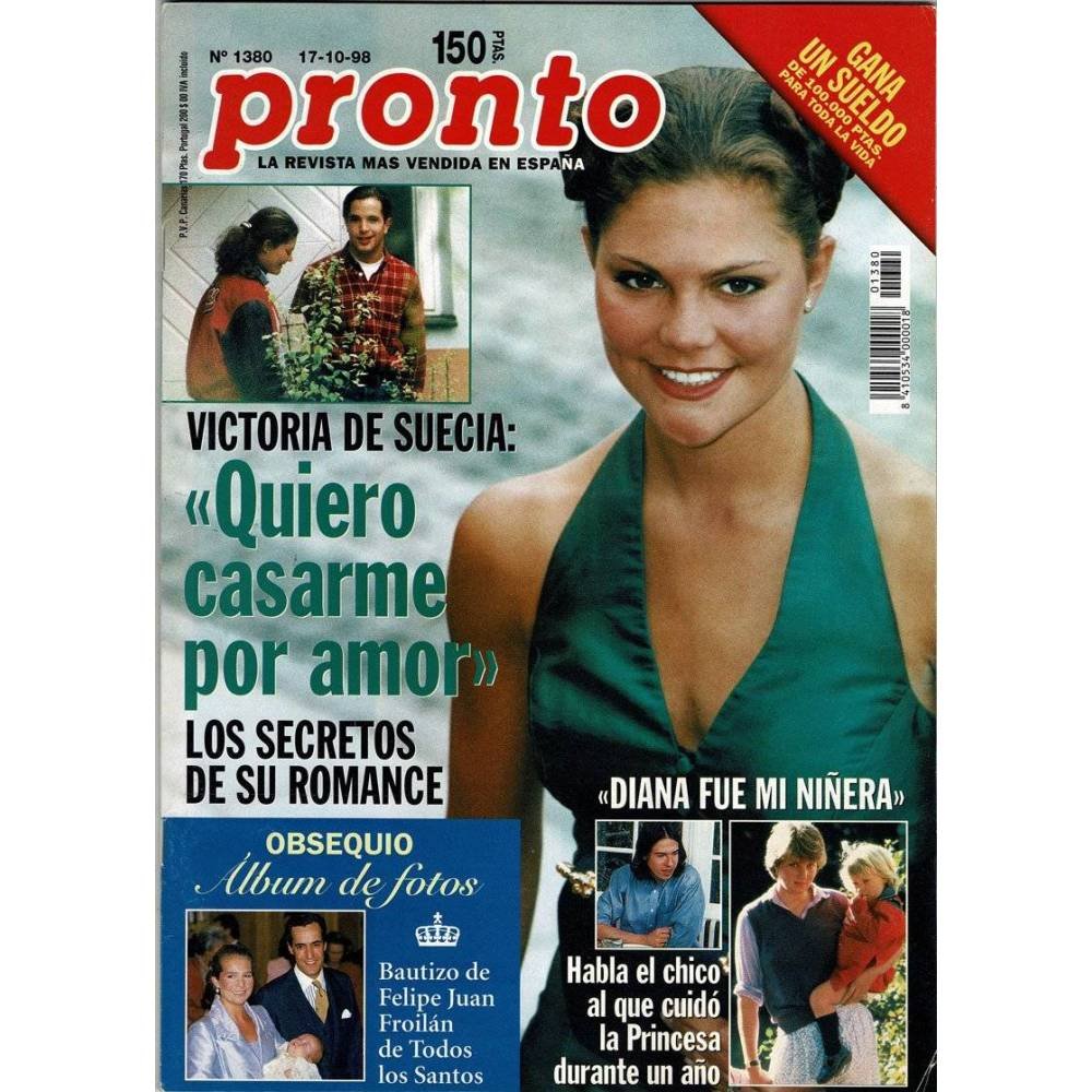 Revista Pronto Nº 1380. 17-10-1998