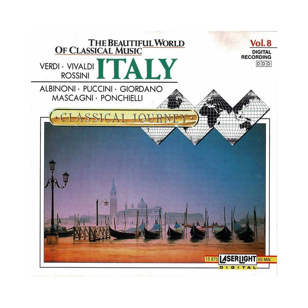 Verdi, Vivaldi, Rossini, Albinoni, Puccini... - Classical Journey Vol. 8: Italy. CD