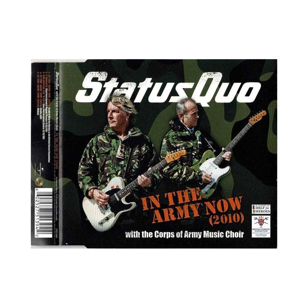 Status Quo With The Corps Of Army Music Choir - In The Army Now (2010). CD Single