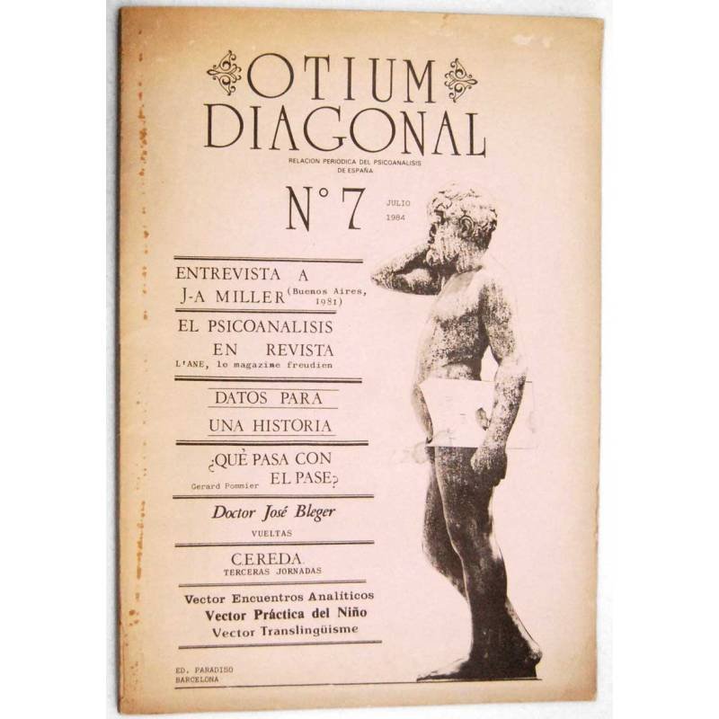 Otium Diagonal Nº 7. Julio 1984