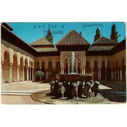Postal Granada. Alhambra....
