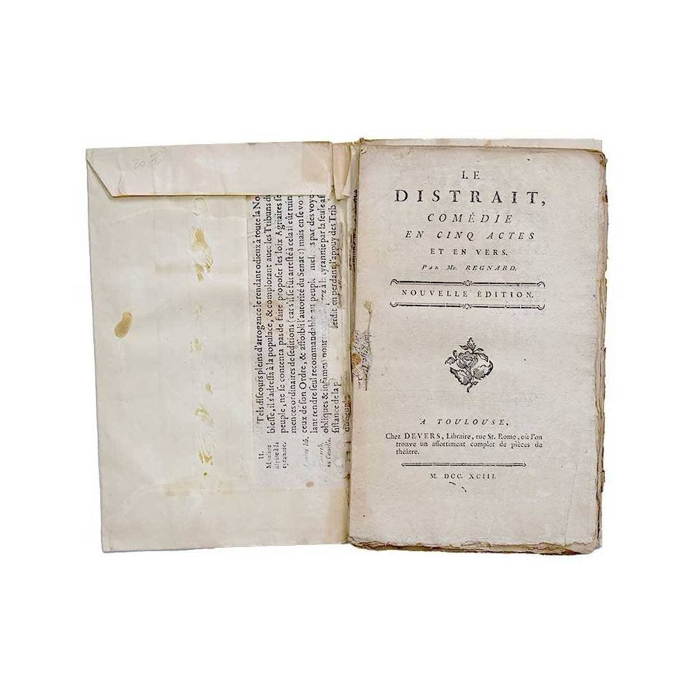 Le Distrait. Comedie en cinq actes et en vers - Mr. Regnard
