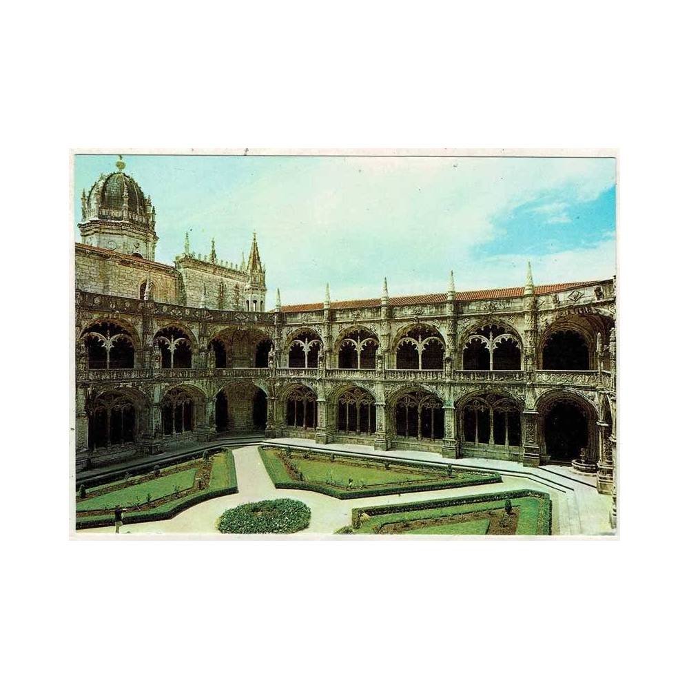 Postal Portugal. Lisboa. Mosteiro dos Jerónimos. Pormenor do Claustro (III) Nº 1241