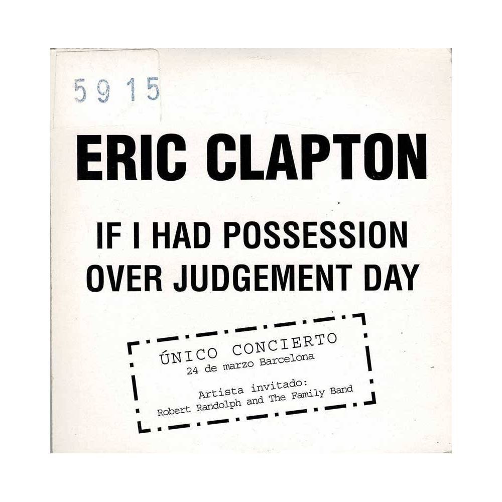 Eric Clapton - If I had possession over judgement day. CD Single Promo