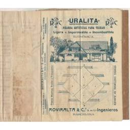 Roviralta & C.o s/c Ingenieros. Catálogo de productos. Principios s. XX
