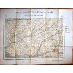 Mapa topográfico de Aranda...