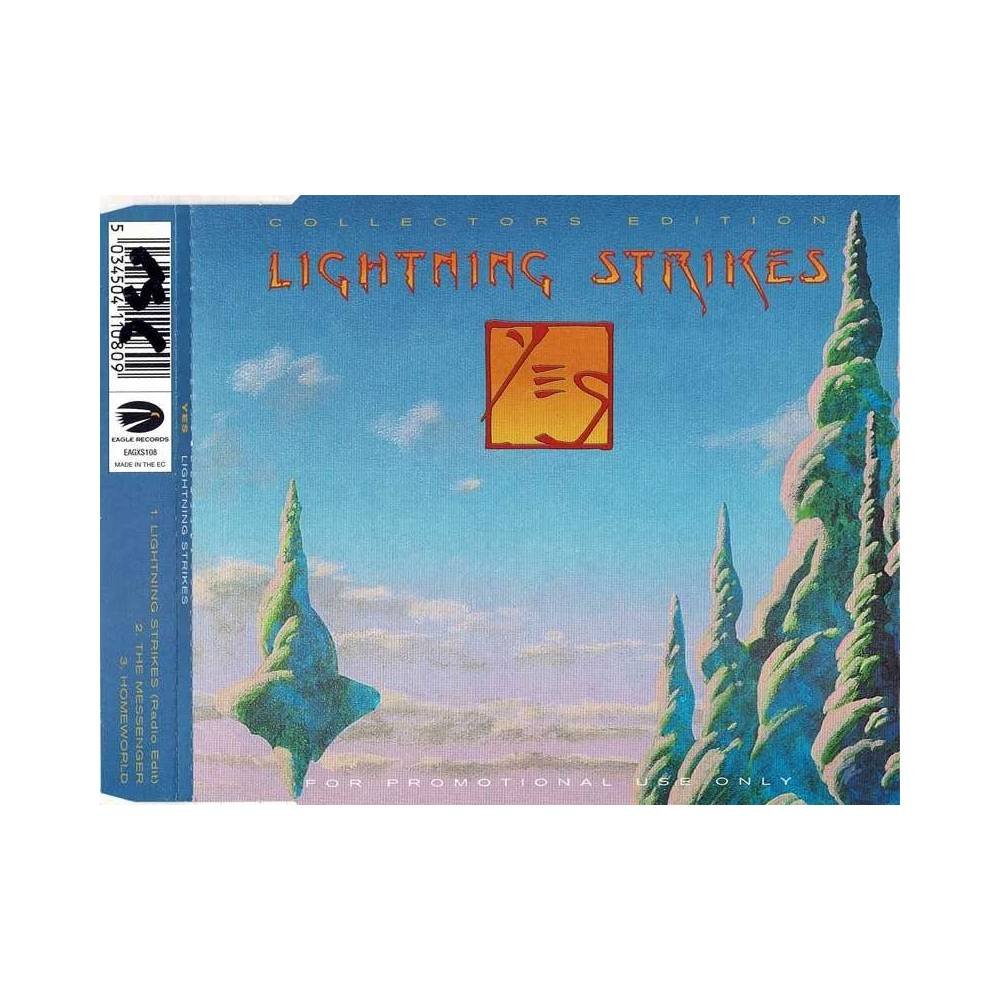 Yes - Lightning Strikes. CD Single. Promo