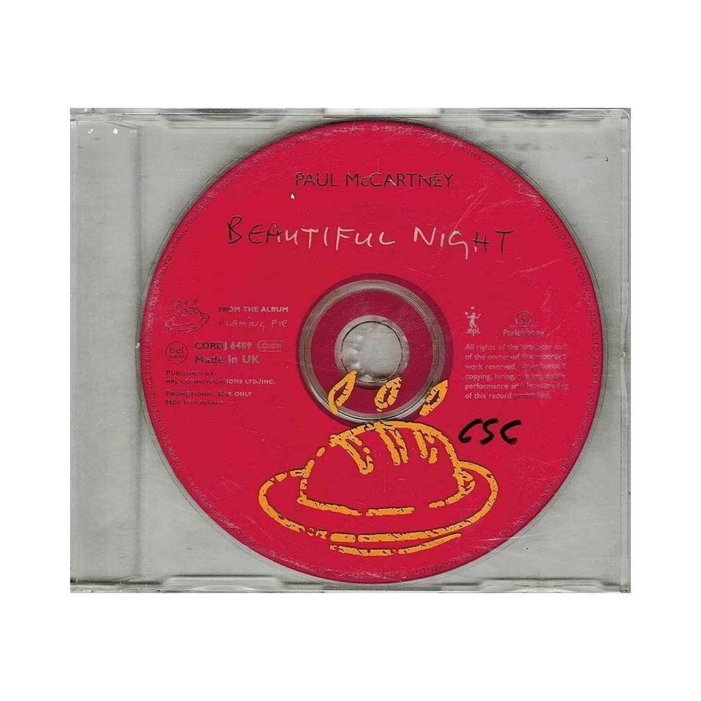 Paul McCartney - Beautiful Night. CD Single Promo