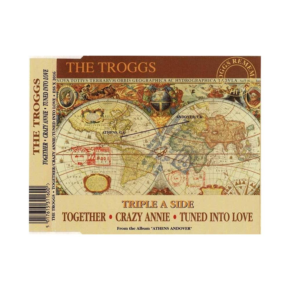 The Troggs - Together / Crazy Annie / Tuned Into Love. CD Single