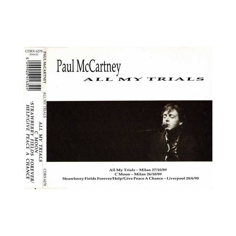 Paul McCartney - All My Trials. CD Single
