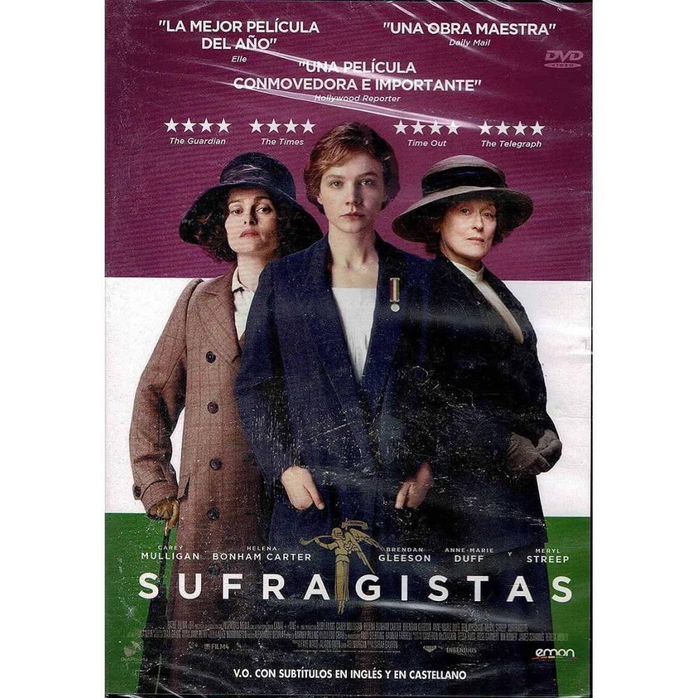 Sufragistas. DVD