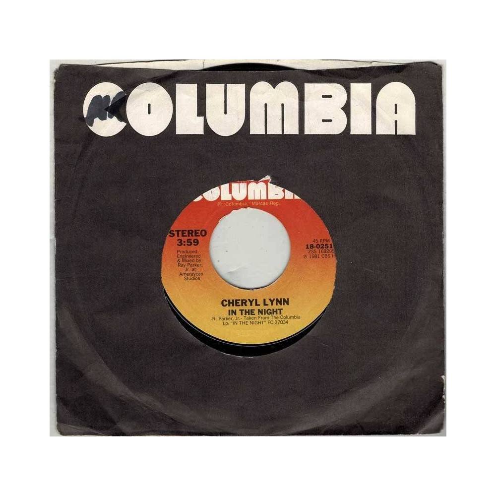 Cheryl Lynn - In the Night / If you'll be true to me. Single