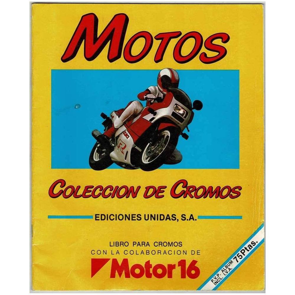 Album de cromos Motos. Ediciones Unidas. Vacío