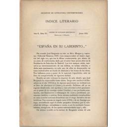 Indice Literario. Año II....