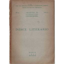 Indice Literario. Año IV....