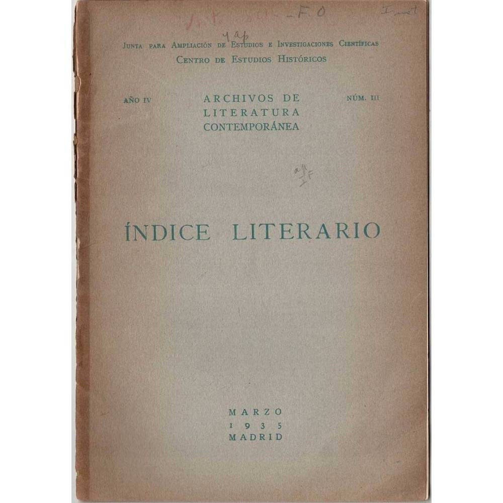 Indice Literario. Año IV. Nº III. Marzo 1935. Ramón y sus greguerías